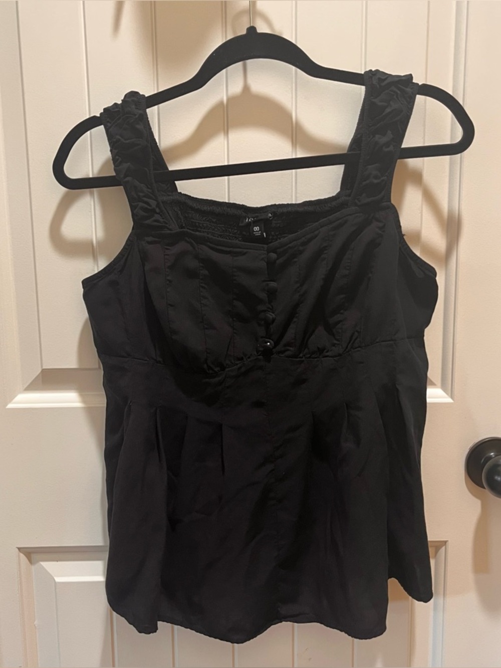 Torrid Black Sleeveless Corset Detail Top - M (Torrid Size 00)
